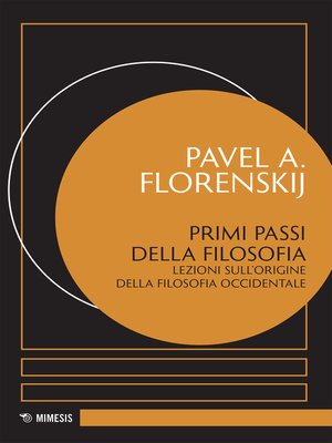 cover image of Primi passi della filosofia